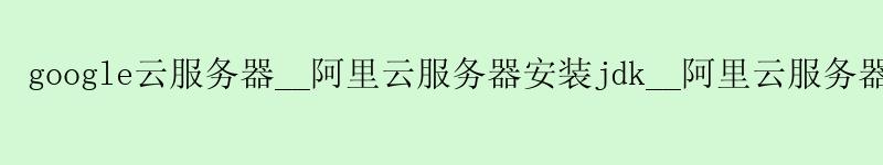 google云服务器__<a href='https://aliyun.58g.com.cn' target='_blank' title='阿里云'><strong>阿里云</strong></a>服务器安装jdk__阿里云服务器官网
