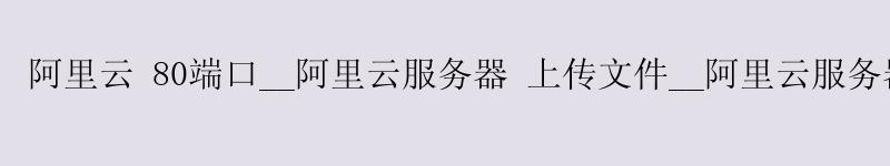 <a href='https://aliyun.58g.com.cn' target='_blank' title='阿里云'><strong>阿里云</strong></a> 80端口__<a href='https://aliyun.58g.com.cn' target='_blank' title='阿里云'><strong>阿里云</strong></a>服务器 上传文件__阿里云服务器修改密码